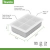 Tovolo Large 2” King Cube Ice Tray with Lid Oyster