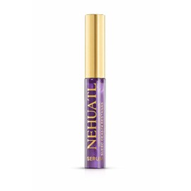 Nehuatl Sérum para Crecimiento de Pestañas y Cejas 10 g con Aceite de Ricino, Jojoba y Vitamina E, Fortalecedor e Hidratante para Pestañas Más Largas y Cejas con Mayor Volumen