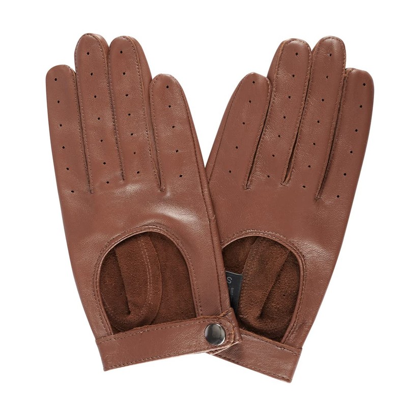 Harssidanzar Ladies Leather Gloves Touchscreen Unlined Thin Leather Gloves Sheepskin