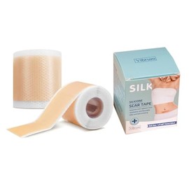 Silicone Scar Tape, TOEDO Silicone Sheets for Scars, Silicone Scar Strips for Tummy Tuck, Keloid, Burn Scars Reusable Tape Strips(1.6”x 60” Roll-1.5M)