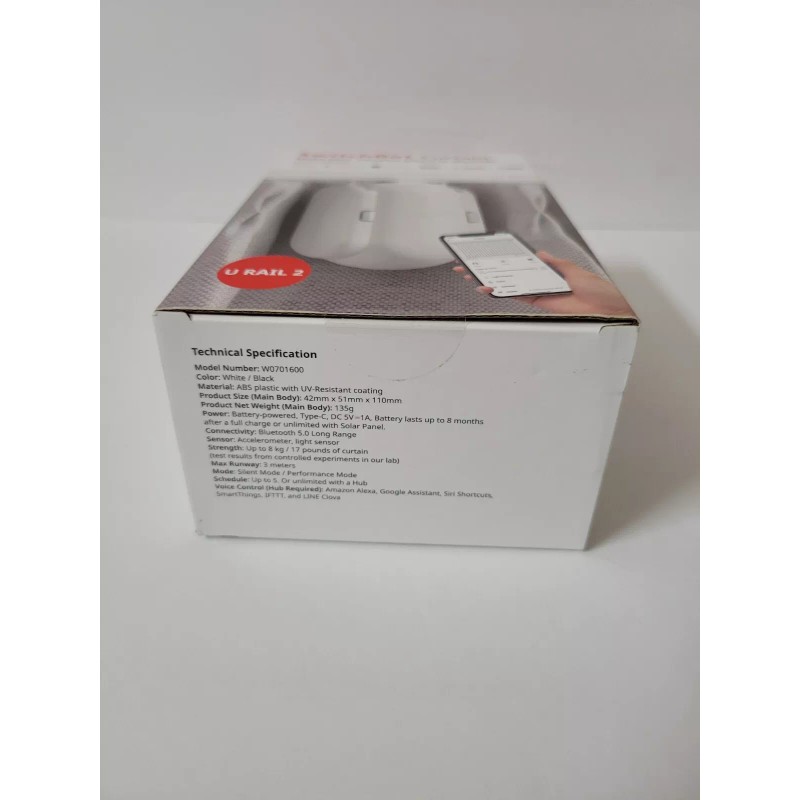 Switchbot Electric Motorized Curtain Opener for URail2 READ DESCRIPTION