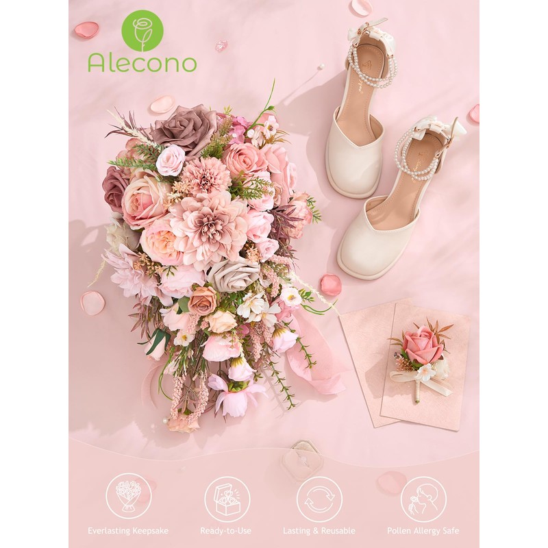 Wedding Bouquets for Bride, 10 in Bridal Bouquets for Bride,