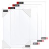 Enoin 4pcs 12x16 Inch Clear Acrylic/Plexiglass Sheet 0.060" 1/16 Inch
