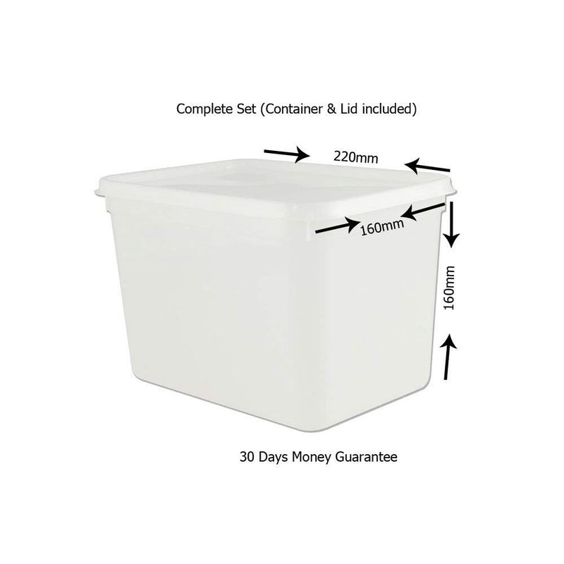 CateringBase Ltd Essential Food Safe 4 Litre Ice Cream Container