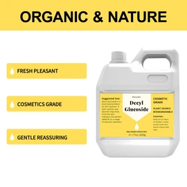Hznxolrc 21.17 oz Decyl Glucoside Natural Surfactant, Premium Decyl Glucoside Liquid, Cosmetics Grade, Gentle on Skin, Amazing Bubbles