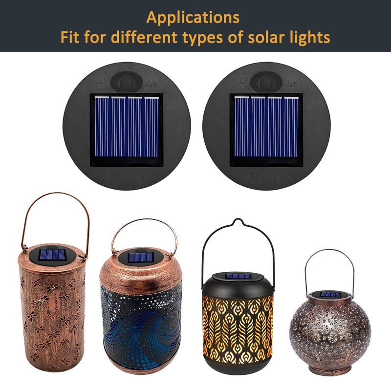Solar Replacement Lid 7 cm for Solar Light Outdoor Lanterns,