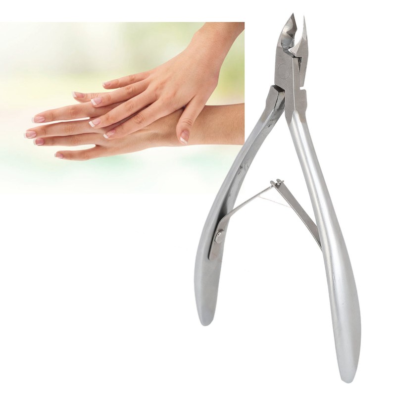 Cuticle Nipper Incisive Automatic Reset Stainless Steel Dead Skin Remover