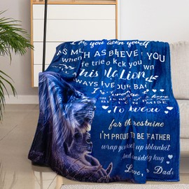 Daughter Gift from Dad Blanket Daughter Gifts to My Daughter Blanket Gifts for Daughter from Dad Birthday Gifts for Daughter Adult Daughter Gifts from Dad Throw Blanket 60“x50