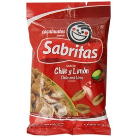 Sabritas Chile and Lime Peanuts, 7-Ounce (Pack of 6)