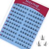 Mayhug Natural Lash Clusters Left&Right 120pcs Eyelash Clusters D Curl