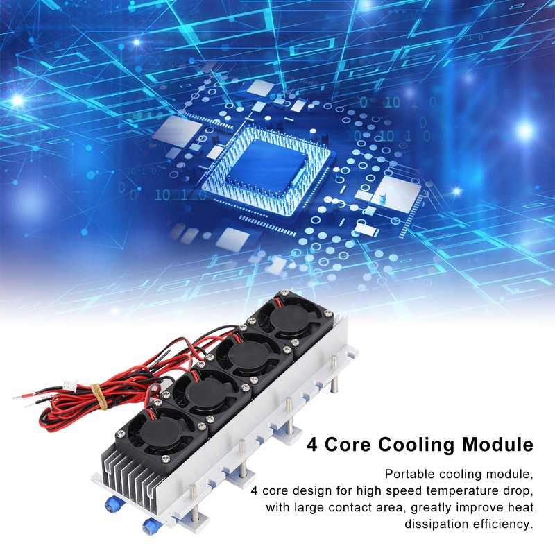 High Speed Refrigeration Module 4 Core Air Cooler Module for