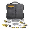 Happybuy 207-Piece Mechanics Tool Set, 1/4" 3/8" 1/2" Drive Sockets,