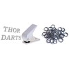 Thor Flight Hole Punch + 100 Black Spring Washers, Dart