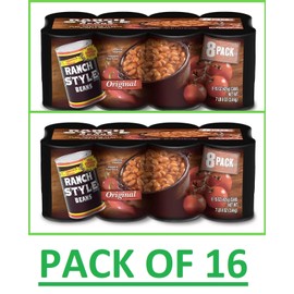Ranch Style Beans 16 CANS - Canned Beans, Ranch Style Beans 15 oz FREE SHIPPING