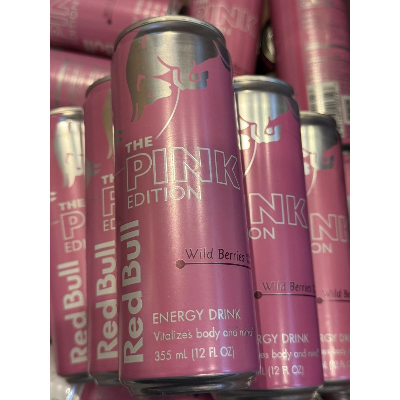 Red Bull 🔥RARE Red Bull Pink Edition Wild Berries In