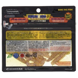 Ecogear Worm Aged Aqua Milfur, 3.3 inches (82 mm), Krill J01 Lure