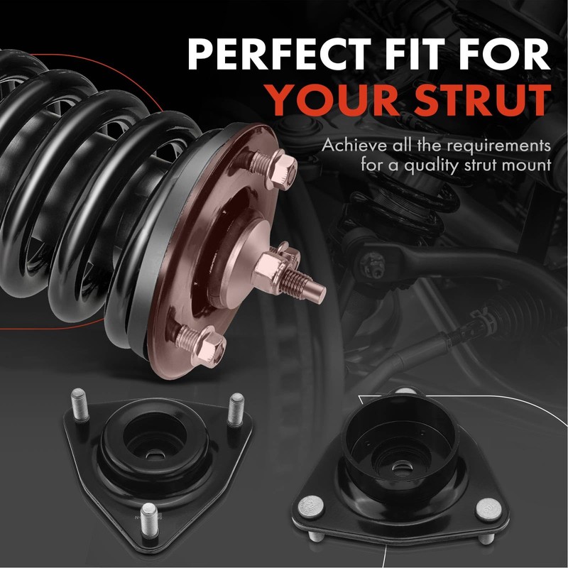A-Premium Front Strut Mounts Compatible with Mitsubishi Outlander 2014-2020