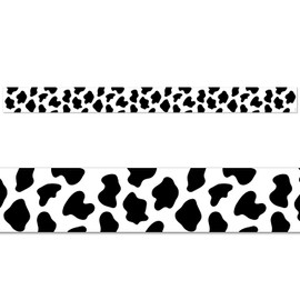 CTP Cow Print EZ Border for Classroom Bulletin Board Border for Farm & Animal Classroom Theme (Creative Teaching Press 10506), 48 ft per Package