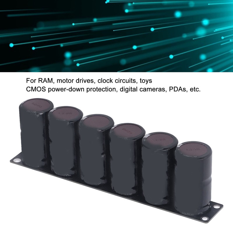 6 in 1 2.7V500F Super Capacitor Set Farad Capacitor Energy