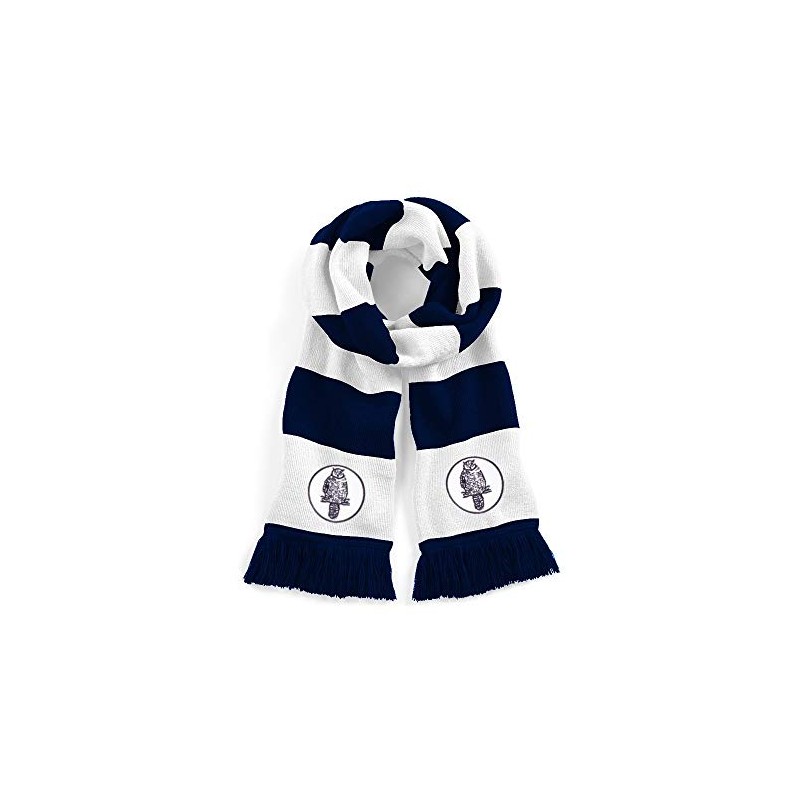 Leeds 1960s Retro Traditional Football Scarf Embroidered Logo