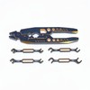 KingVal 4PCS Wrench 3.0/3.2/3.5/3.7/4.0/5.0/5.5/6.0mm Turnbuckle Nut Ball Joint Remover with