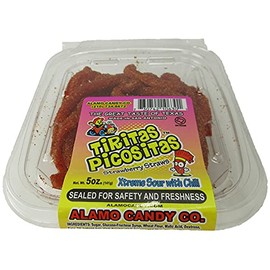 Alamo Candy, Tiritas Picositas, 5 Oz, Count 1 - Sugar Candy