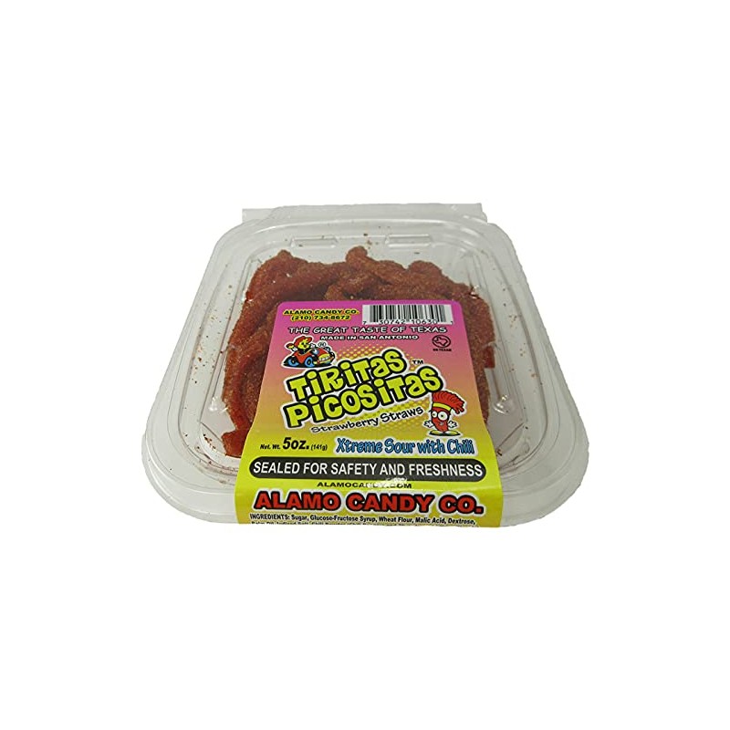 Alamo Candy, Tiritas Picositas, 5 Oz, Count 1 - Sugar