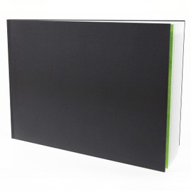 Artgecko Casebound Mixed Media Sketch Book A5 Landscape - 92 Pages 150gsm White Cartridge Paper