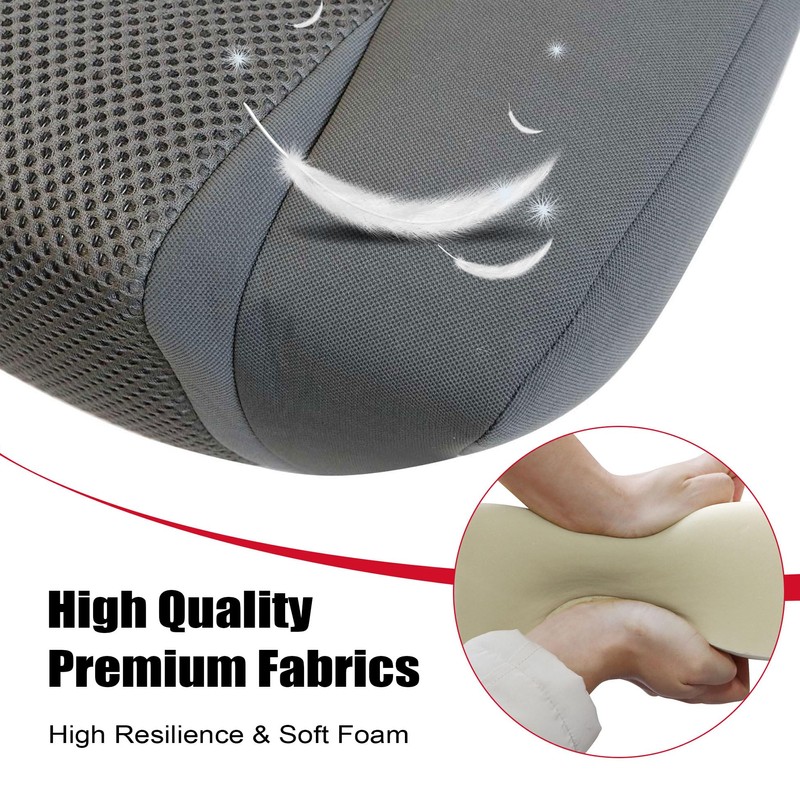 Vigoraze Driver Side Bottom Cloth Replacement Seat Cover Gray Compatible