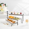 Sweese 3 Tiered Serving Stand, Foldable Rectangular Food Display Stand
