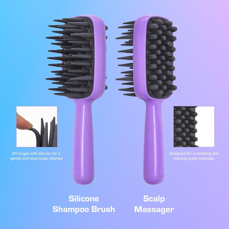 Red by Kiss Scalp Master 2-in-1 Silicone Scrubber & Shampoo