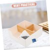 GRIRIW Desktop Tea Bag Storage Box Compartments for Coffee and