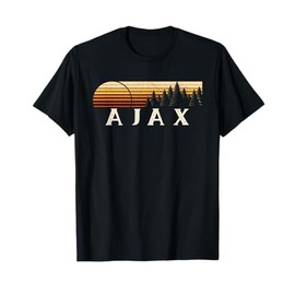 Ajax, PA Vintage Evergreen Sunset Eighties Retro T-Shirt