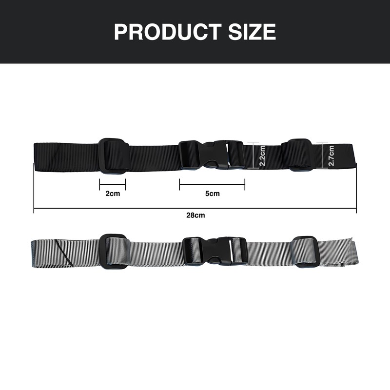 Bettinay 3 Pairs Chest Strap for Backpack, Adjustable Backpack Chest