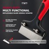 Mr. Bar-B-Q Griddle Scraper Tool with Replaceable Blade, Stainless Steel