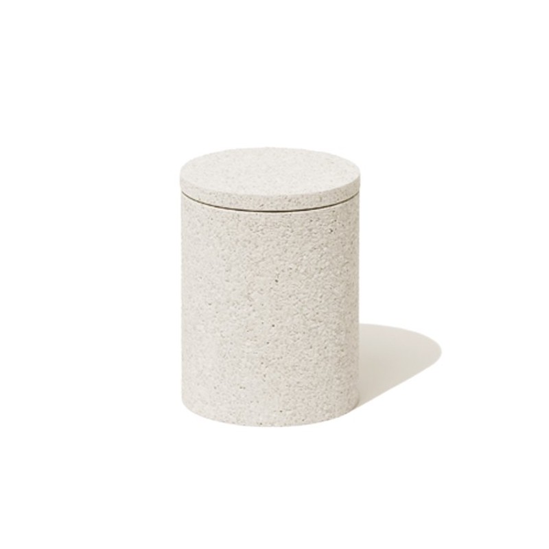 soil Diatomaceous Earth Cotton Swab Container White