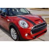 The Pixel Hut Matte Black Hood Bonnet Stripes for Mini