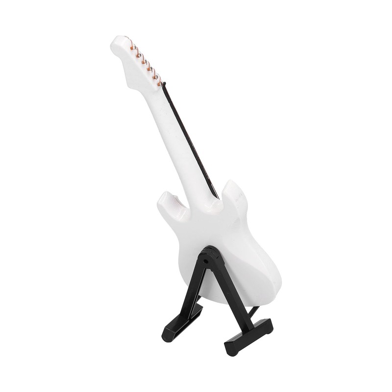 Minature Electric Guitar Wooden Mini Instrument Model Suitable for Gifts