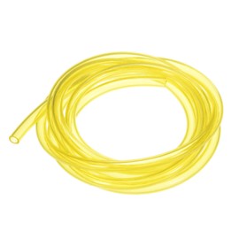 M METERXITY Tubing Carburetor Fuel Vent Line, 4mm(0.16") ID 6mm(0.24") OD 2m(7') Long Polyurethane Gas Oil Tube for ATV/Go Kart/Dirt Bike, Universal Petrol Pipe Replacement [Yellow]