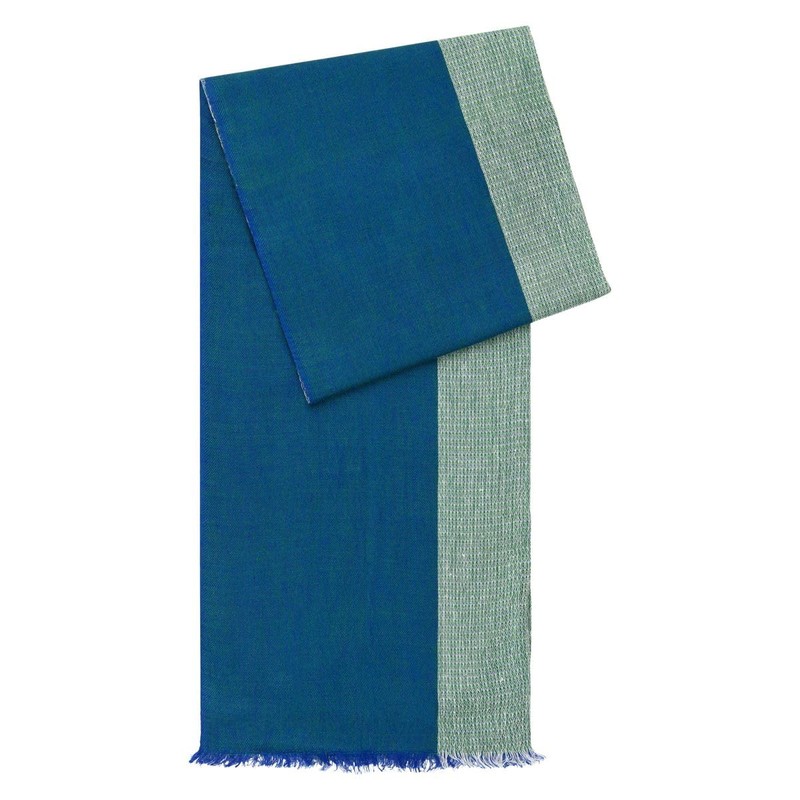 LINDENMANN Men's Scarf Green Men's Scarf Thin 55% Cotton and