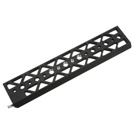 10 Inch Lightweight Dovetail Plate with 3/8 1/4 Inch Screw Threaded Hole, Camera Safe Dovetail Plate for Mounting Tripod, Rail Block, Cheese Plate