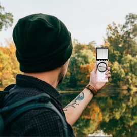 DXIA Kompass, Navigation Kompass, Kompass Outdoor Wasserdicht mit Schnur und Lupe, Wanderkompass Hochwertig, Multifunktioneller Handkompass für Camping, Wandern, Outdoor Abenteuer