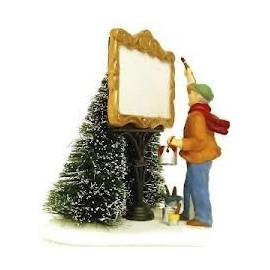Department 56 Heritage Village Collection Painting Our Own Village Sign