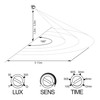 SEBSON® Outdoor Motion Detector - Set of 2 - IP54