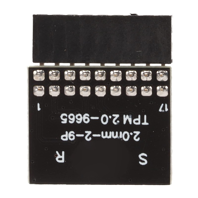 TPM2.0 Module,Secure Storage 18 Pin TPM2.0 Encryption Security Module,Reserved Memory