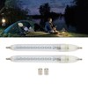 2 Pcs LED Underwater Fishing Light Night Fishing Lure Bait