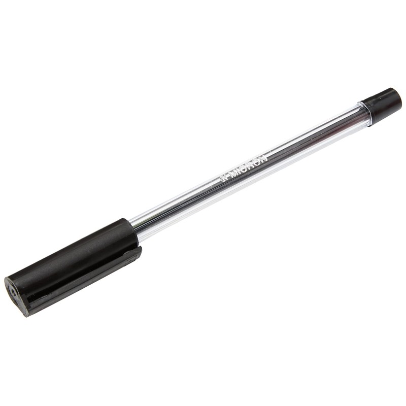 Micron Ballpoint Pens Black Biros 20 Boxed