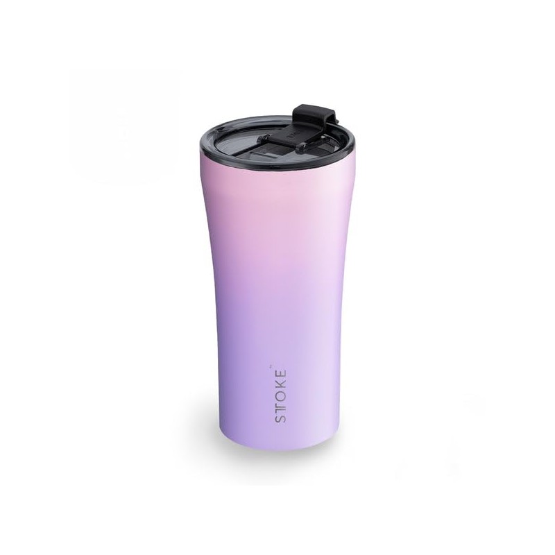Sttoke Leakproof Lid Shatterproof Tumbler, Lilac Dream, 6.9-inch Height, 16