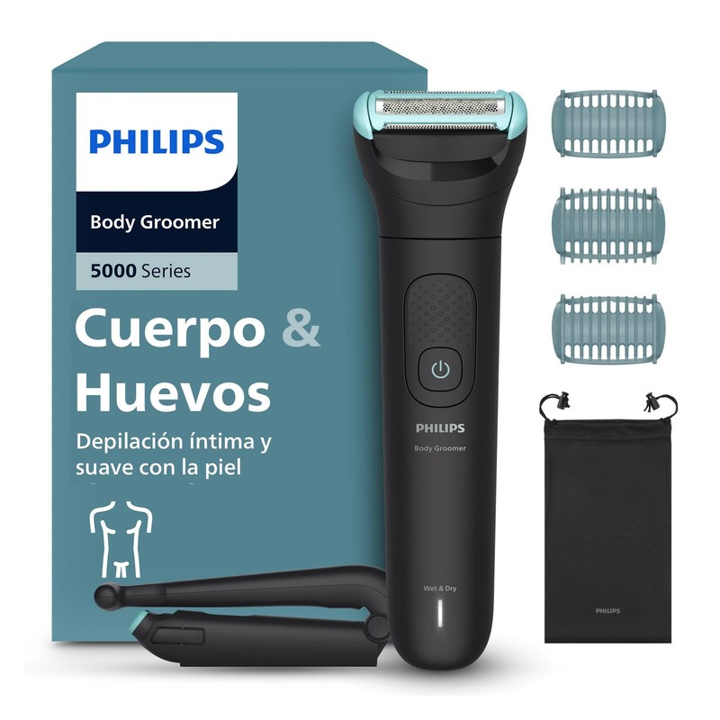 Philips Bodygroom Afeitadora Corporal Sistema Triple Protect Para Hombre