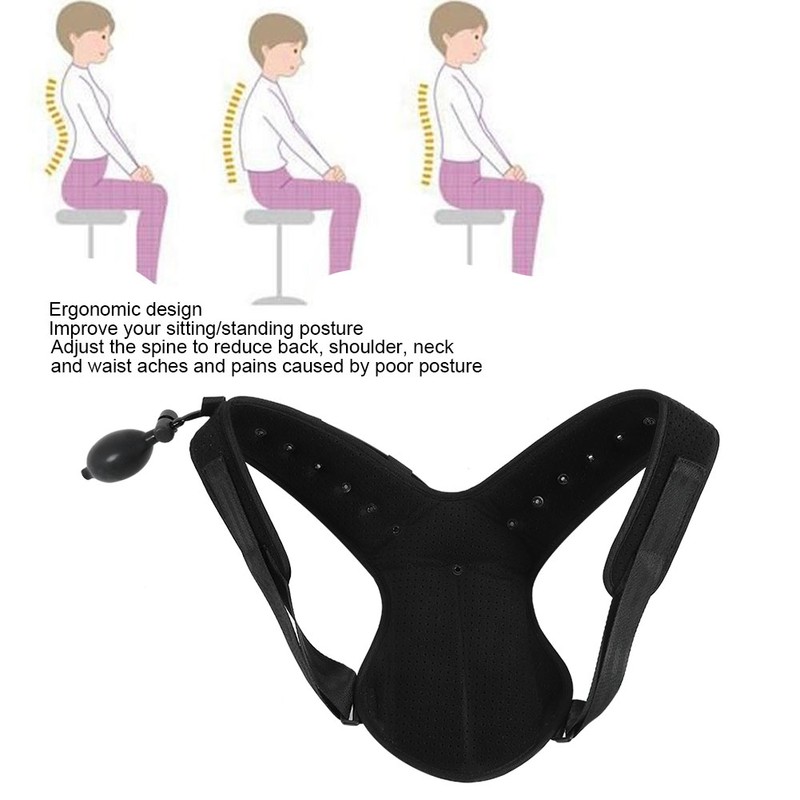 Posture Corrector Breathable Back Support Adjustable Unisex Shoulder Brace Straightener